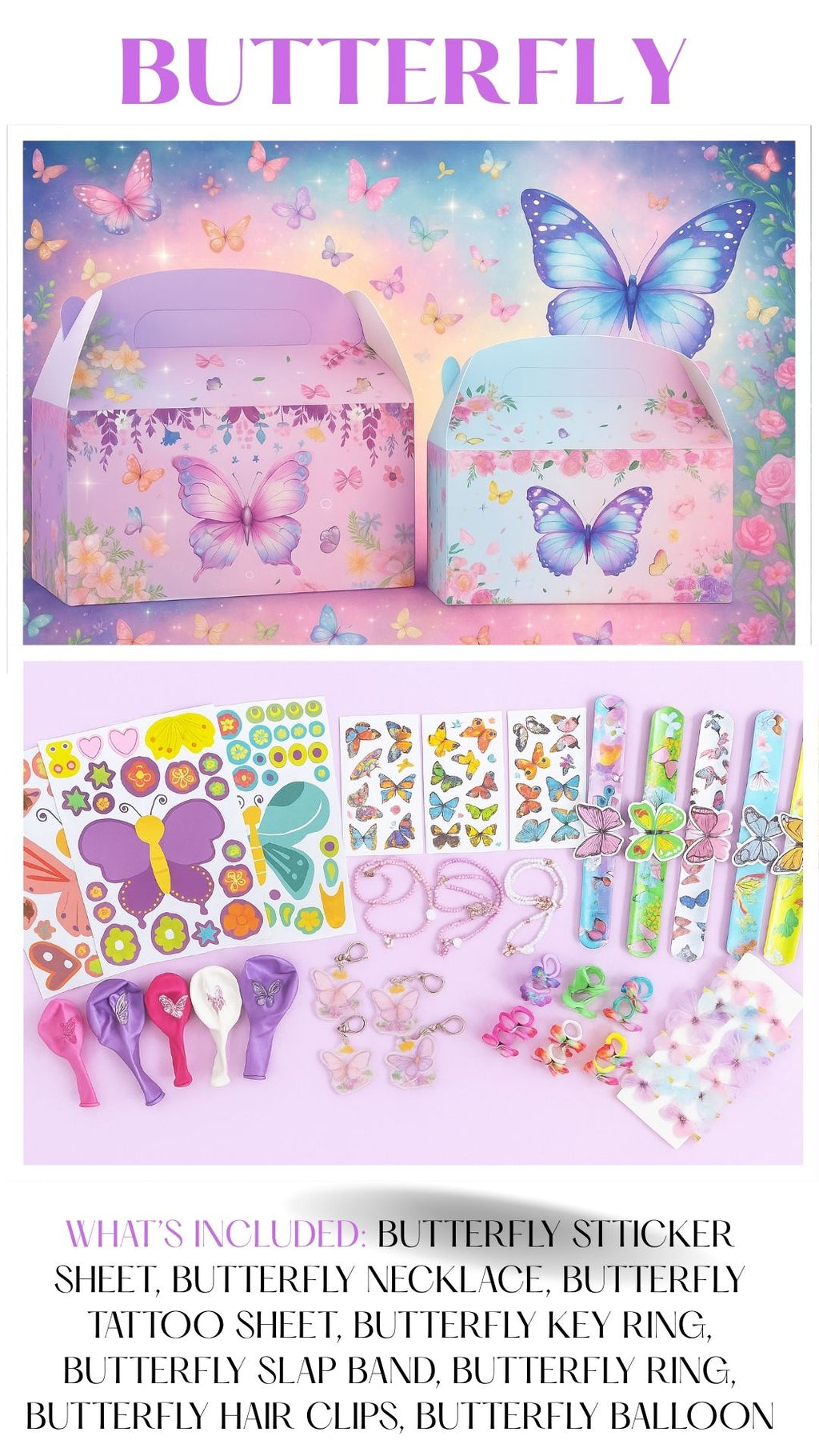 Butterfly Pre Packed Party Boxes