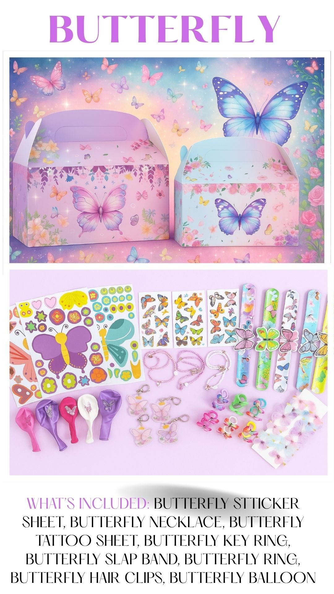 Butterfly Pre Packed Party Boxes