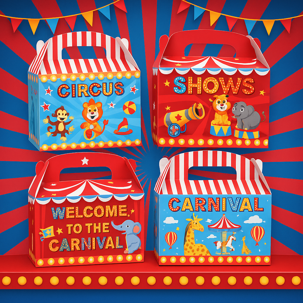 Circus Pre Packed Party Boxes