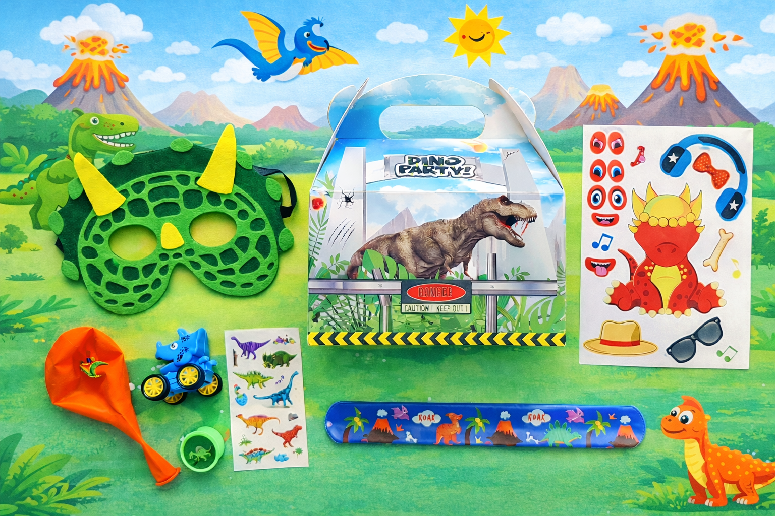 Dinosaur Pre Packed Party Boxes