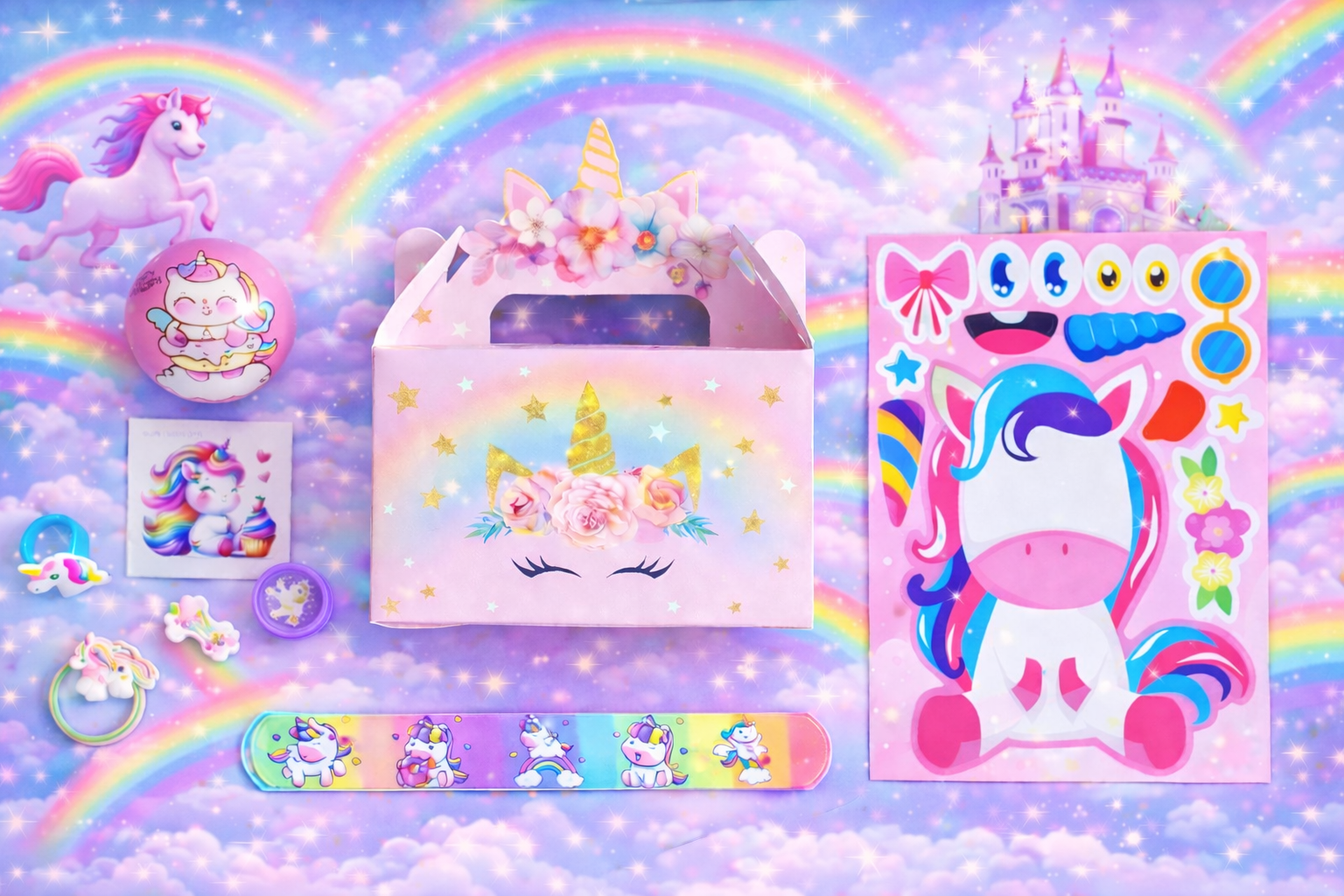 Unicorn Pre Packed Party Boxes
