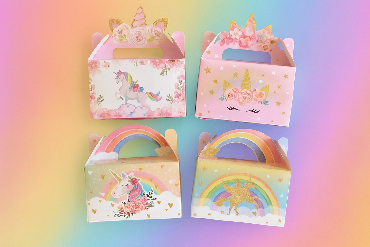 Unicorn Pre Packed Party Boxes