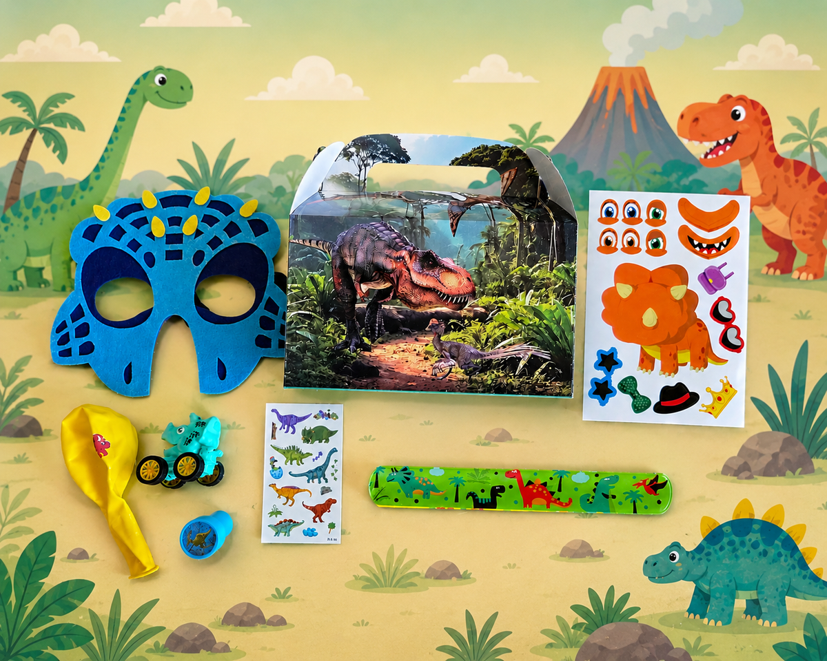Dinosaur Pre Packed Party Boxes